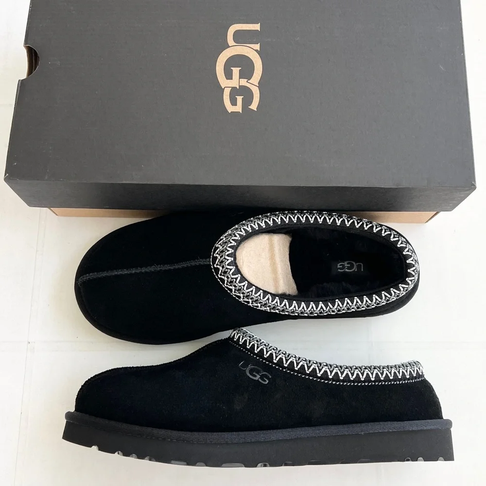 New UGG Tasman Slipper in Black Men’s Slip-On - Picture 2 of 14